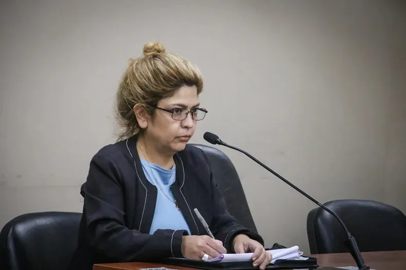 La abogada defensora María Filomena Noriega.