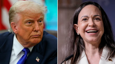Trump recibe a María Corina Machado en la Casa Blanca
