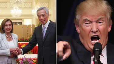 Trump trató de loca a Nancy Pelosi por ir a Taiwán