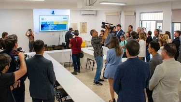 Para dictar dos tecnicaturas a distancia, inauguraron nuevas aulas híbridas de la UNSJ en Los Berros