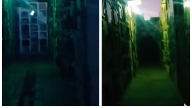 El escalofriante video de un tiktoker que se metió al Cementerio de la Capital en plena madrugada