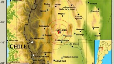 Apenas se percibió un temblor en San Juan
