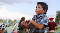 Tahiel, el jinete que disfrutó como nadie del Festival de Destrezas Criollas y el Folklore.