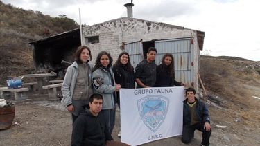 Estudiantes de la Universidad de Río Cuarto realizaron estudios en Agua Pinto