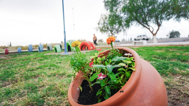 La localidad pocitana Carpintería estrenó una de sus plazas completamente renovadas.