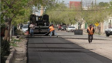 En Chimbas se apuran por arreglar las calles minadas