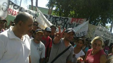 Aprovechando actos en Casa de Gobierno, el PO mudó la protesta
