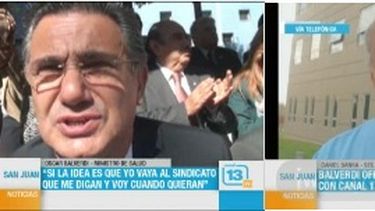 A través de Canal 13, Balverdi y Sanna pueden fumar la pipa de la paz
