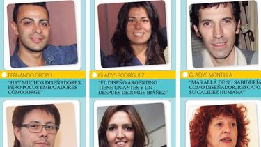 Los diseñadores sanjuaninos dan el último adiós a Jorge Ibáñez