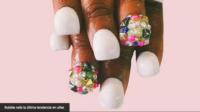 Bubble nails: tendencia en manicuría
