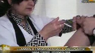 Salud llama a embarazadas a vacunarse contra la gripe A