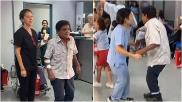 Video: un sanjuanino con una enfermedad crónica emocionó a todos con su discurso y hasta se animó a bailar
