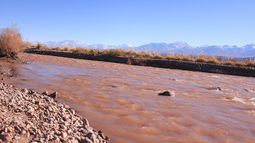Calingasta: esperan 5 veces más agua en el río Los Patos y se preparan