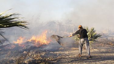 Navidad complicada: apagones e incendios por el Zonda
