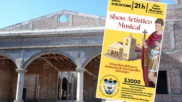Show artístico en el Teatro Municipal para ayudar a la construcción del Santuario de San Expedito
