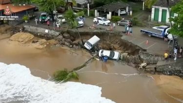 Brasil atraviesa horas tristes por los fallecimientos sufridos a causa de las fuertes tormentas.
