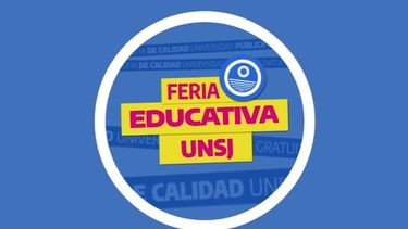 Captura del portal de la Feria Educativa de la UNSJ.