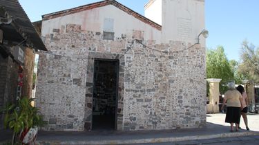 Una obra polémica, en la capilla de la Difunta Correa