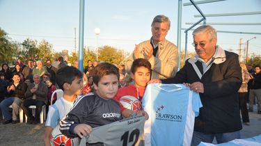Barrio República del Líbano: renovado polideportivo e iluminación
