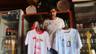 El tesoro de Messi que alegró al humilde Club Deportivo Difunta Correa