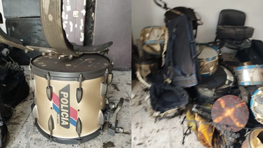Comprarán todos los instrumentos que perdió la Banda de Música de la Policía de San Juan en un incendio