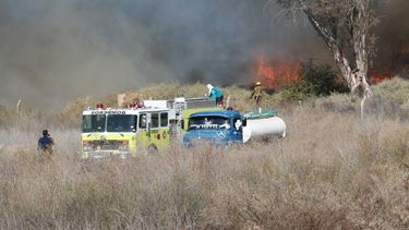 Gran incendio en Santa Lucía
