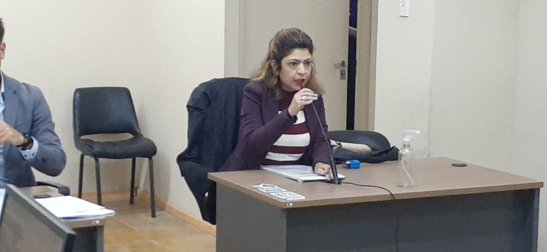 La defensora, la abogada María Filomena Noriega. La defensora, la abogada María Filomena Noriega.