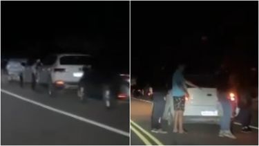 Video: una interminable fila de vehículos esperó la apertura del Paso de Agua Negra durante toda la madrugada