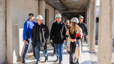 El nuevo edificio del Hospital de Calingasta ya va por la mitad