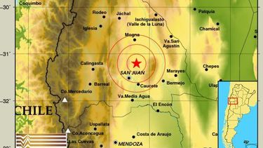 Un sismo de 4,2° movió el piso en la siesta sanjuanina