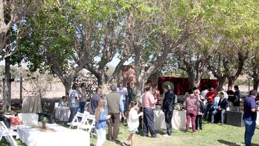 Colón festejó su cumpleaños con brindis en la planta transmisora