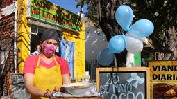 El clásico locro presente, las mejores fotos de un día patrio atípico por la cuarentena