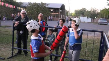 Jugar con el pasado: los más chicos coparon la tarde medieval sanjuanina