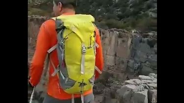 Video: el impresionante abismo sanjuanino que da vértigo y sorprende