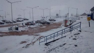 Veladero se tiñe de blanco: mirá las imágenes