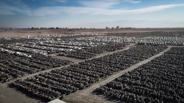 Un vuelo sobre los 3.800 vehículos sanjuaninos que se transformarán en cubitos