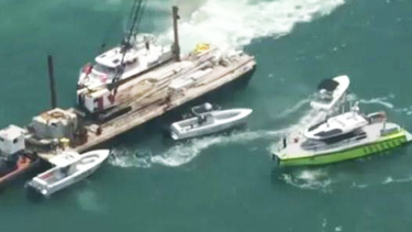 Dos niñas argentinas perdieron la vida en Miami al chocar un velero con una barcaza.