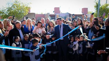 En Chimbas, Marcelo Orrego inauguró una escuela de Nivel Inicial