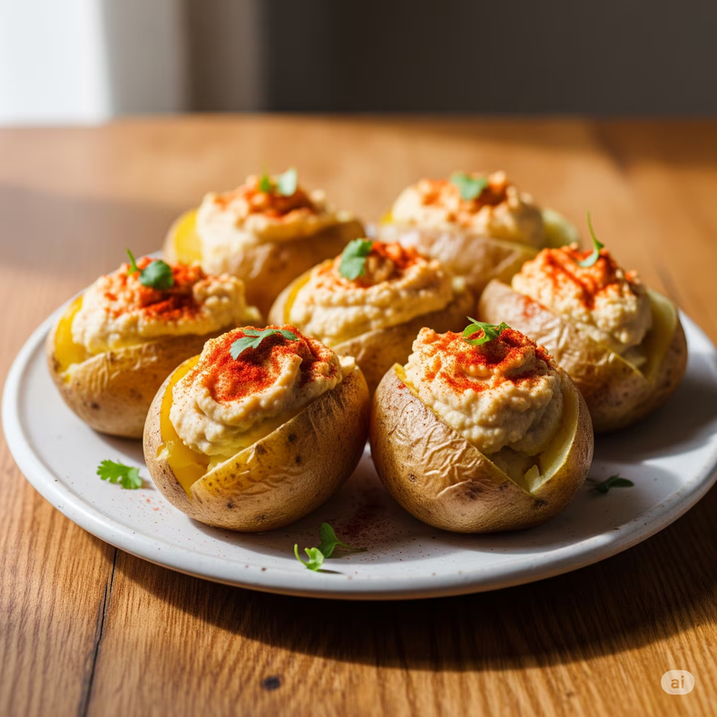 Papas rellenas al horno: el secreto para lograr una piel crocante y un ...