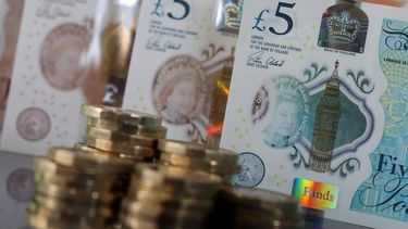 La imagen de la Reina Isabel II estaba presente en las libras esterlinas