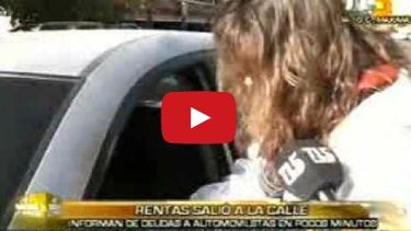 Rentas y un control en las calles sanjuaninas