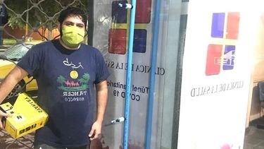 El estudiante caucetero que creó un túnel sanitario contra el coronavirus