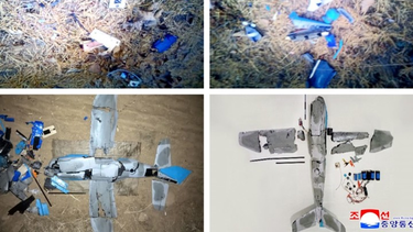 La agencia estatal norcoreana publicó imágenes de lo que asegura son los drones derribados y del material hallado en sus cámaras.&nbsp;