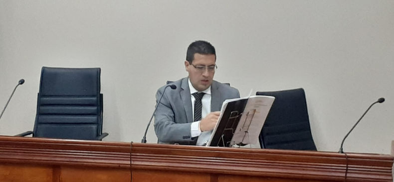 El juez de garantías Federico Rodríguez.