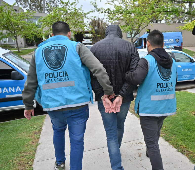 Detencion de los involucrados en la causa. Gentileza A24