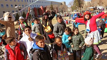 Alegría, color y festejos en el corazón del Hospital Rawson