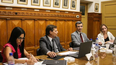 Miembros del Consejo de la Magistratura en una de las entrevistas a candidatos a un cargo judicial. En la foto falta Valeria Torres. Miembros del Consejo de la Magistratura en una de las entrevistas a candidatos a un cargo judicial. En la foto falta Valeria Torres.