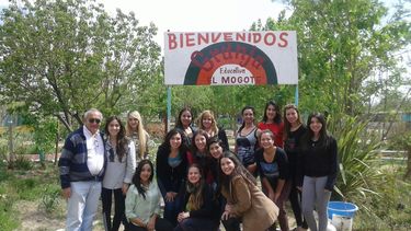 Las candidatas a reina de Chimbas recorrieron el departamento