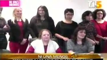 Niñez y organizaciones civiles convocaron a la marcha #NiUnaMenos