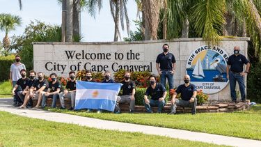 El festejo del sanjuanino que encabezó el lanzamiento al espacio del nuevo satélite argentino
